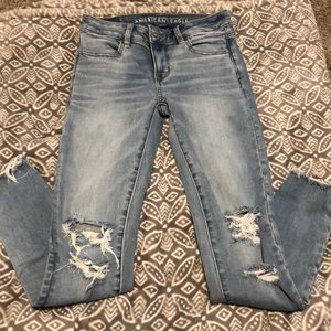 American Eagle distressed jeans